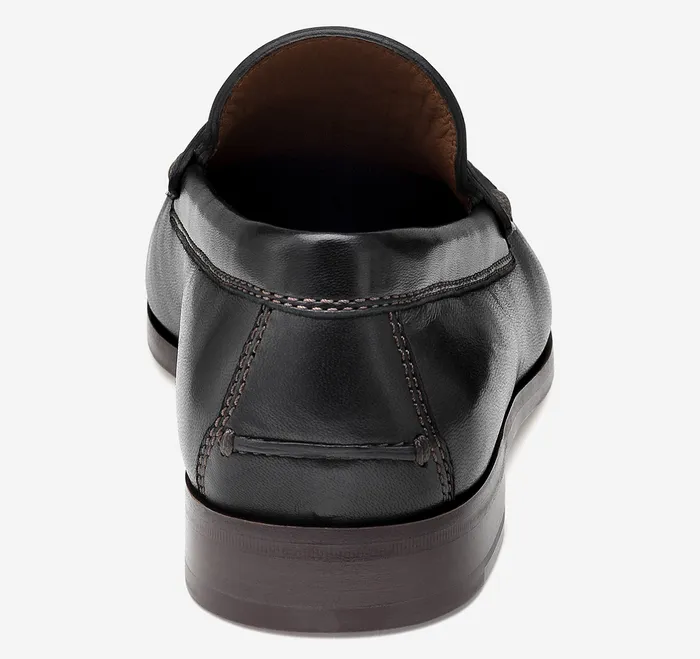 SlipOns and Loafers Johnston and Murphy Men Baldwin Penny Loafer Black Sheepskin