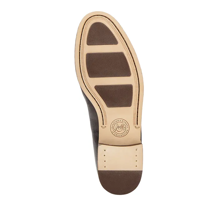 SlipOns and Loafers Johnston and Murphy Men Baldwin Penny Loafer Black Sheepskin