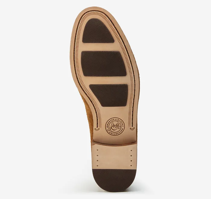 SlipOns and Loafers Men Baldwin Leather Bit Loafer Brown American Full Grain Johnston and Murphy