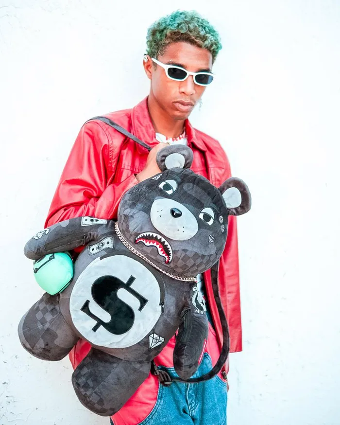SPRAYGROUND Backpacks 3AM NEVER SLEEP MONEYBEAR TEDDYBEAR BACKPACK 8211 Universal