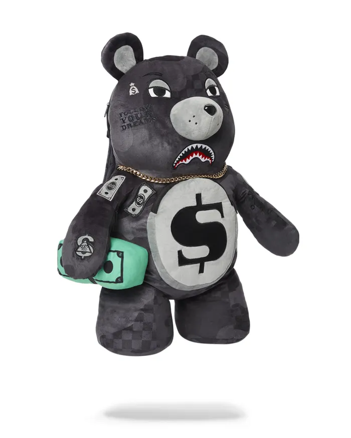 SPRAYGROUND Backpacks 3AM NEVER SLEEP MONEYBEAR TEDDYBEAR BACKPACK 8211 Universal