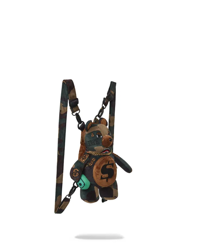 SPRAYGROUND Backpacks BEARCUB BACKPACK 8211 CAMOCHECK MONEYBEAR 8211 Universal