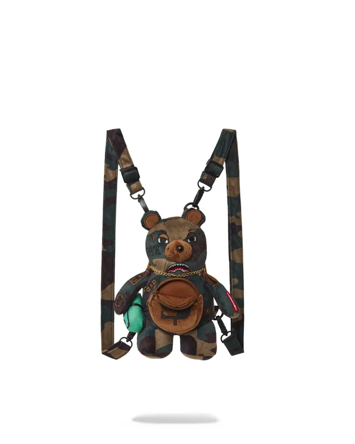 SPRAYGROUND Backpacks BEARCUB BACKPACK 8211 CAMOCHECK MONEYBEAR 8211 Universal