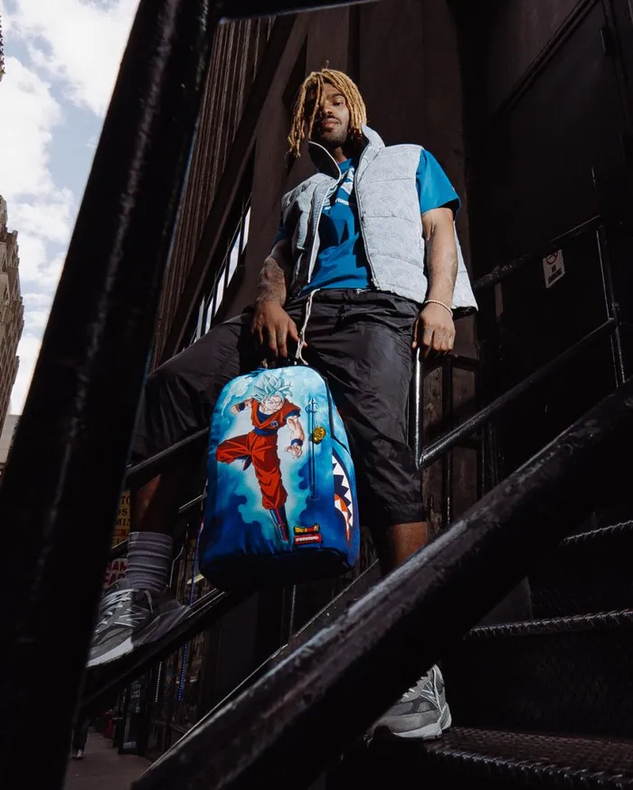SPRAYGROUND Backpacks DRAGON BALL SUPER GOKU KAMEHAMEHA DLXSR BACKPACK 8211 Universal SPRAYGROUND Backpacks DRAGON BALL SUPER GOKU KAMEHAMEHA DLXSR BACKPACK 8211 Universal