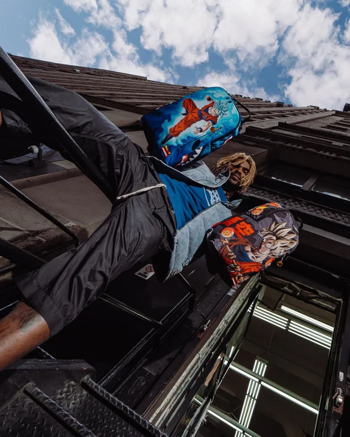SPRAYGROUND Backpacks DRAGON BALL SUPER GOKU KAMEHAMEHA DLXSR BACKPACK 8211 Universal SPRAYGROUND Backpacks DRAGON BALL SUPER GOKU KAMEHAMEHA DLXSR BACKPACK 8211 Universal
