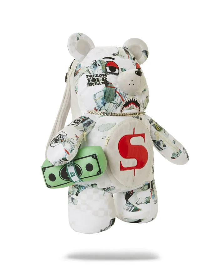 SPRAYGROUND Backpacks FEROCIOU MONEYBEAR TEDDYBEAR BACKPACK 8211 Universal SPRAYGROUND Backpacks FEROCIOU MONEYBEAR TEDDYBEAR BACKPACK 8211 Universal