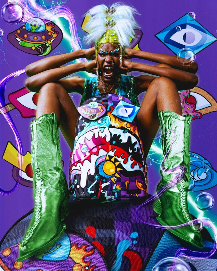 SPRAYGROUND Backpacks MAD SCIENTIST 6 REMOVABLE EYES BACKPACK 8211 Universal SPRAYGROUND Backpacks MAD SCIENTIST 6 REMOVABLE EYES BACKPACK 8211 Universal