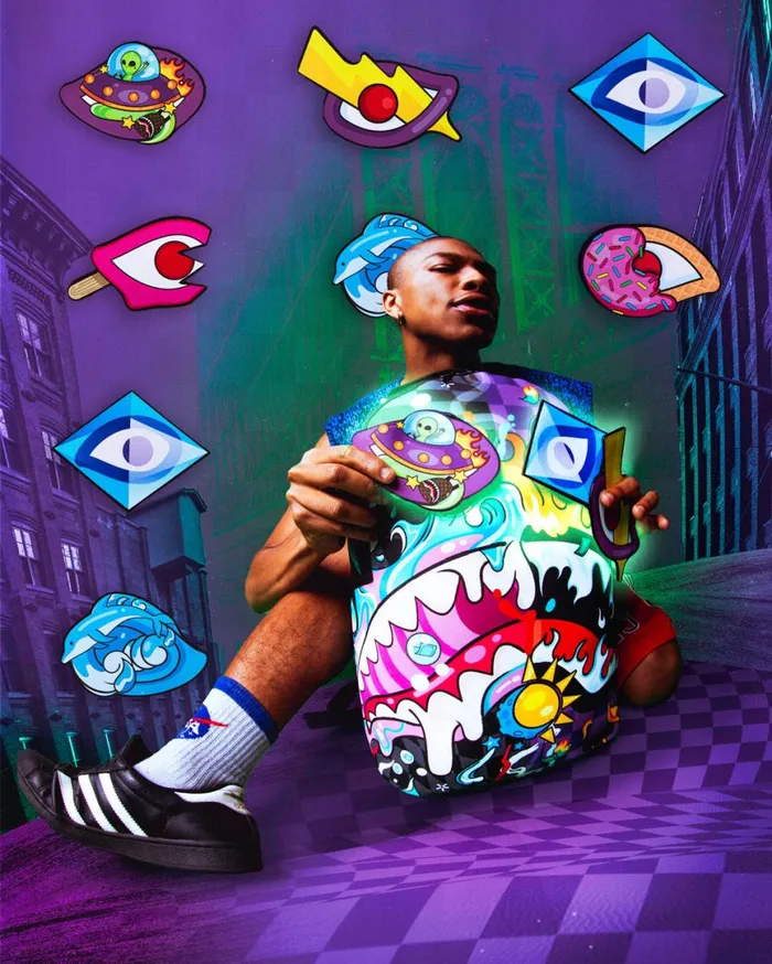 SPRAYGROUND Backpacks MAD SCIENTIST 6 REMOVABLE EYES BACKPACK 8211 Universal SPRAYGROUND Backpacks MAD SCIENTIST 6 REMOVABLE EYES BACKPACK 8211 Universal