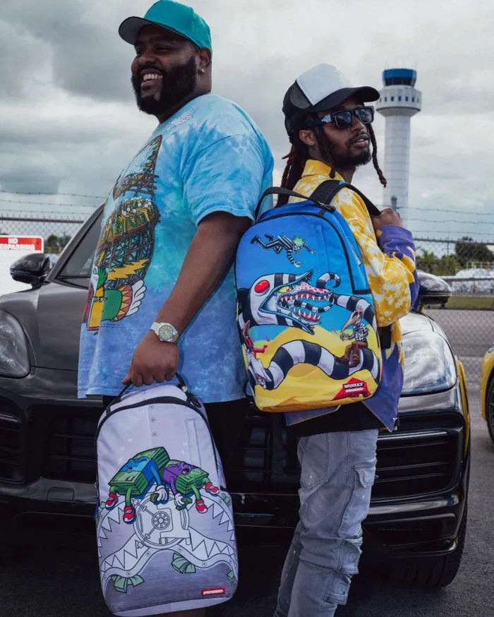 SPRAYGROUND Backpacks MONEY BOYS I MAKE MONEY WHILE I SLEEP KNAPSACK DLXR 8211 Universal SPRAYGROUND Backpacks MONEY BOYS I MAKE MONEY WHILE I SLEEP KNAPSACK DLXR 8211 Universal