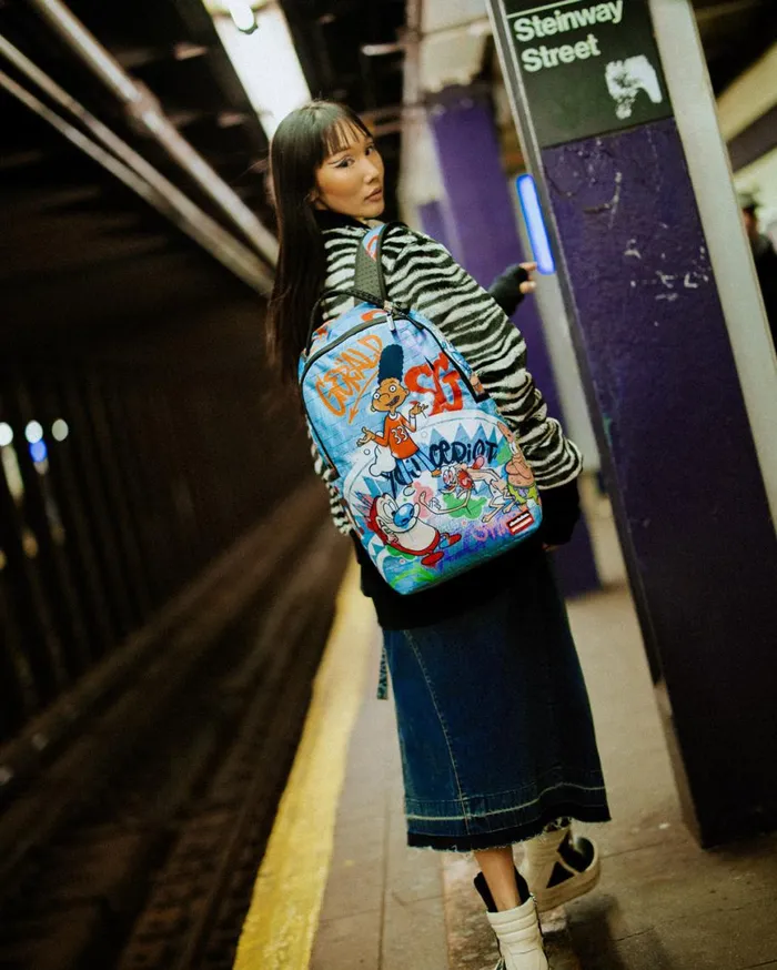 SPRAYGROUND Backpacks NICK 90S CREW STANDING OUT DLXSR BACKPACK 8211 Universal
