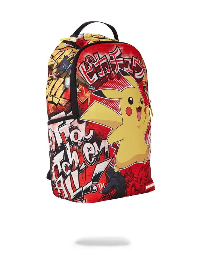 SPRAYGROUND Backpacks PIKACHU ON THE RUN 8211 Universal