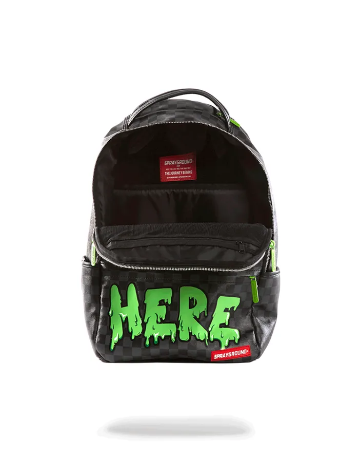 SPRAYGROUND Backpacks SLIME DBD WAS HERE 8211 Universal SPRAYGROUND Backpacks SLIME DBD WAS HERE 8211 Universal