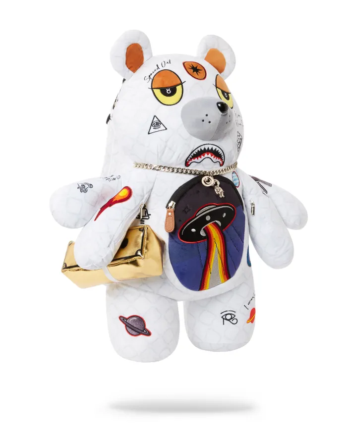 SPRAYGROUND Backpacks UFO SPACED OUT MONEYBEAR TEDDYBEAR BACKPACK 8211 Universal SPRAYGROUND Backpacks UFO SPACED OUT MONEYBEAR TEDDYBEAR BACKPACK 8211 Universal