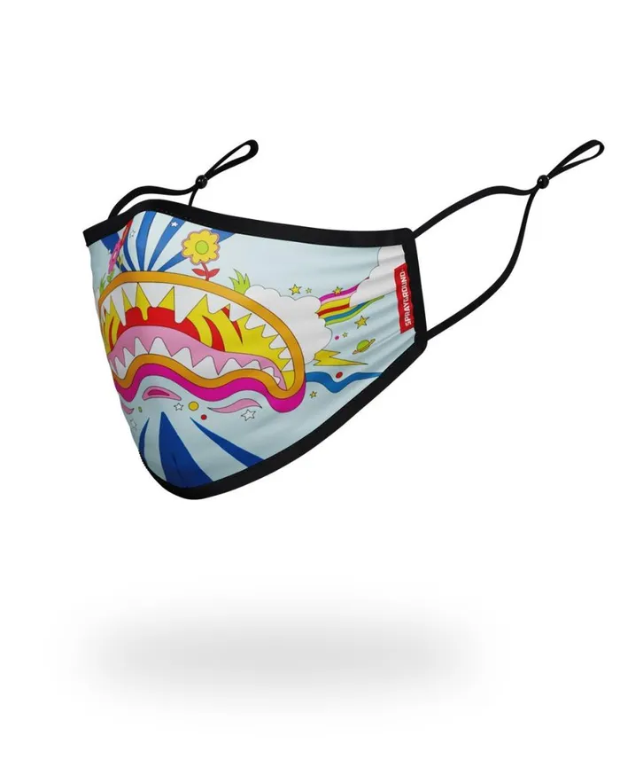 SPRAYGROUND Face Masks ADULT GROOVY SHARK FORM FITTING FACE MASK 8211 Universal