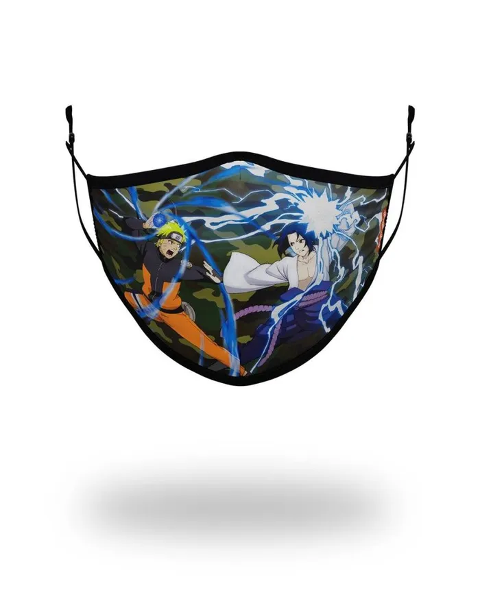 SPRAYGROUND Face Masks ADULT NARUTO VS SASUKE FORM FITTING FACECOVERING 8211 Universal