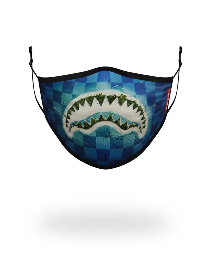 SPRAYGROUND Face Masks ADULT SHARK ISLAND FORM FITTING FACE MASK 8211 Universal