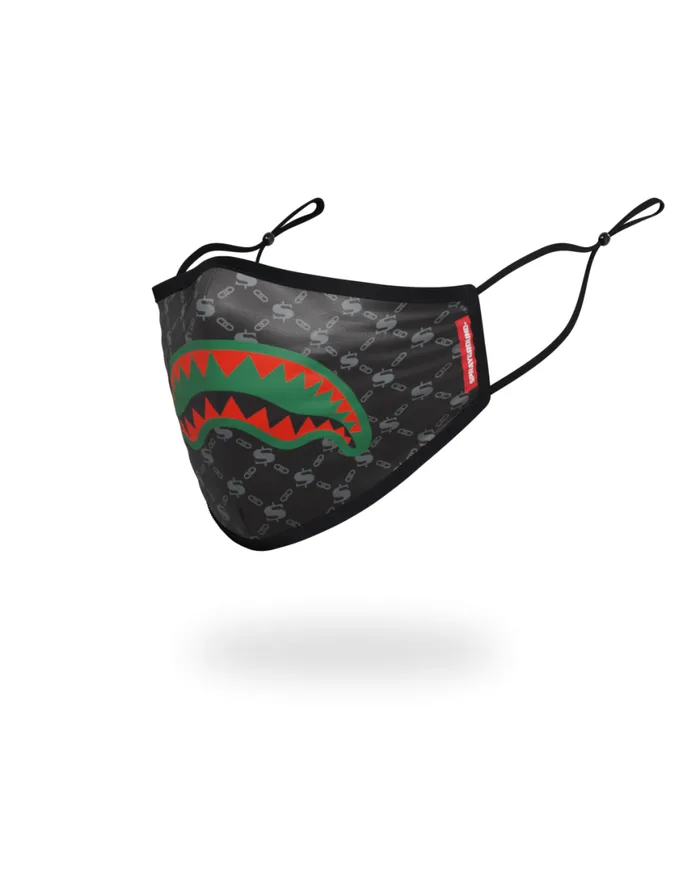 SPRAYGROUND Face Masks ADULT SPUCCI BLACK FORMFITTING FACE MASK 8211 Universal