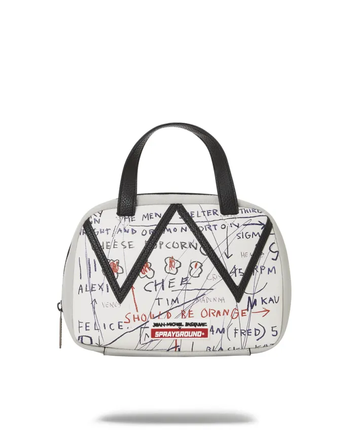 SPRAYGROUND Handbags OFFICIAL BASQUIAT UNTITLED CHEESE POPCORN 1983 HANDBAG 8211 Universal