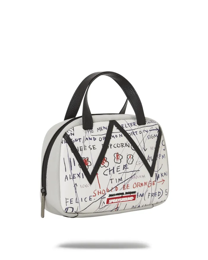 SPRAYGROUND Handbags OFFICIAL BASQUIAT UNTITLED CHEESE POPCORN 1983 HANDBAG 8211 Universal