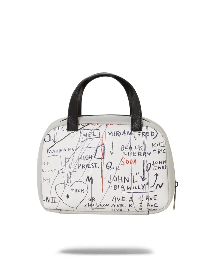 SPRAYGROUND Handbags OFFICIAL BASQUIAT UNTITLED CHEESE POPCORN 1983 HANDBAG 8211 Universal