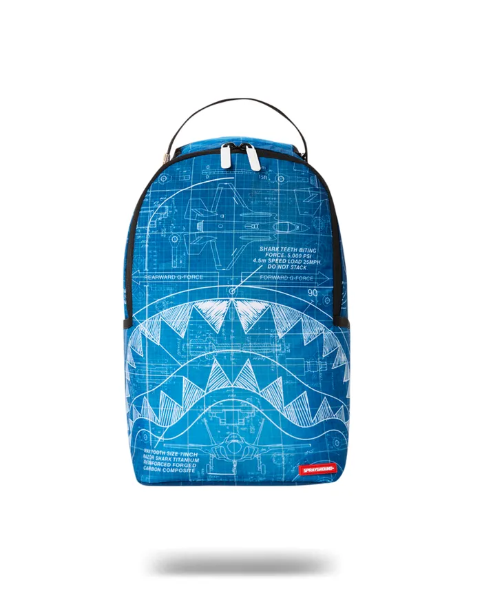SPRAYGROUND Mini Backpacks MINI SCHEMATICS SHARK BACKPACK 8211 Universal