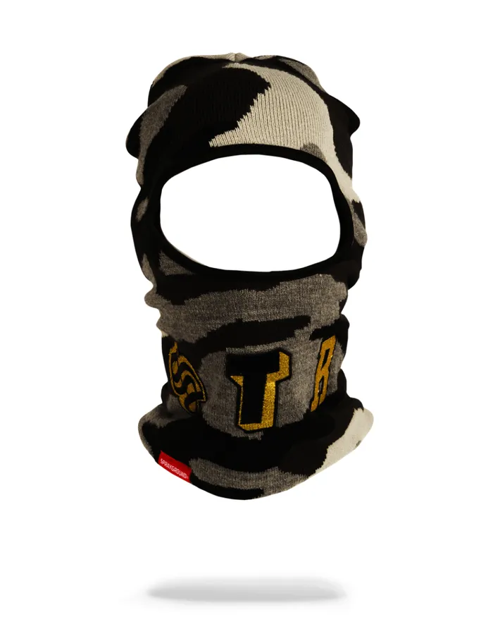SPRAYGROUND Ski Masks DESTROY SKI MASK GOLD CAMO 8211 Universal SPRAYGROUND Ski Masks DESTROY SKI MASK GOLD CAMO 8211 Universal