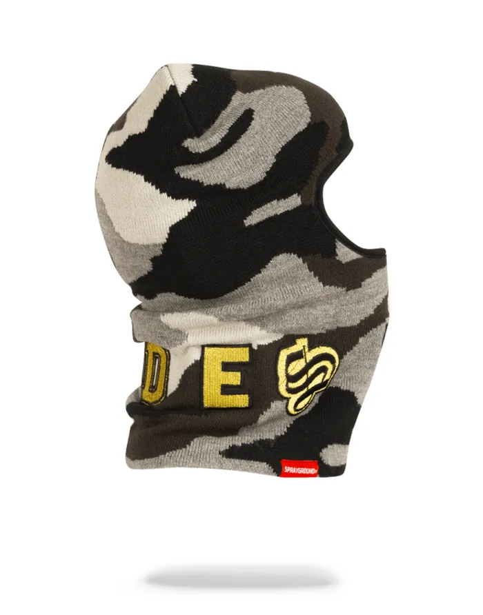SPRAYGROUND Ski Masks DESTROY SKI MASK GOLD CAMO 8211 Universal SPRAYGROUND Ski Masks DESTROY SKI MASK GOLD CAMO 8211 Universal