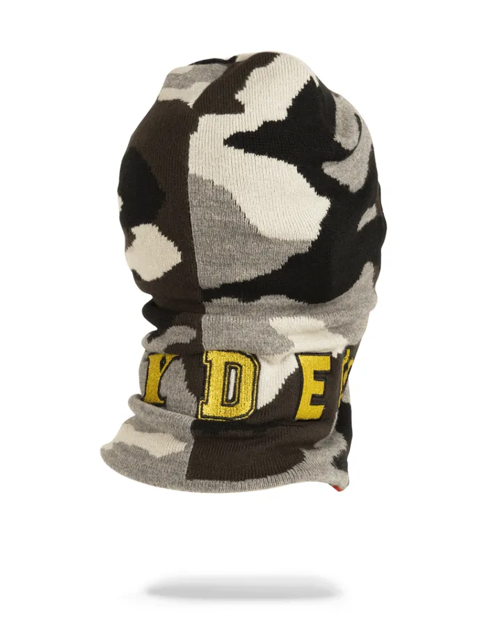 SPRAYGROUND Ski Masks DESTROY SKI MASK GOLD CAMO 8211 Universal SPRAYGROUND Ski Masks DESTROY SKI MASK GOLD CAMO 8211 Universal