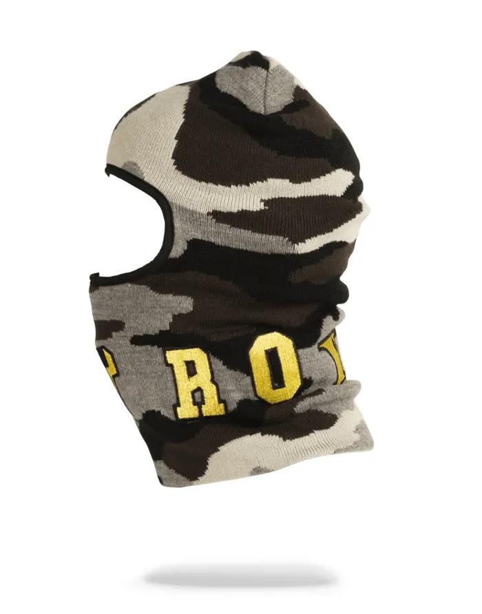 SPRAYGROUND Ski Masks DESTROY SKI MASK GOLD CAMO 8211 Universal SPRAYGROUND Ski Masks DESTROY SKI MASK GOLD CAMO 8211 Universal