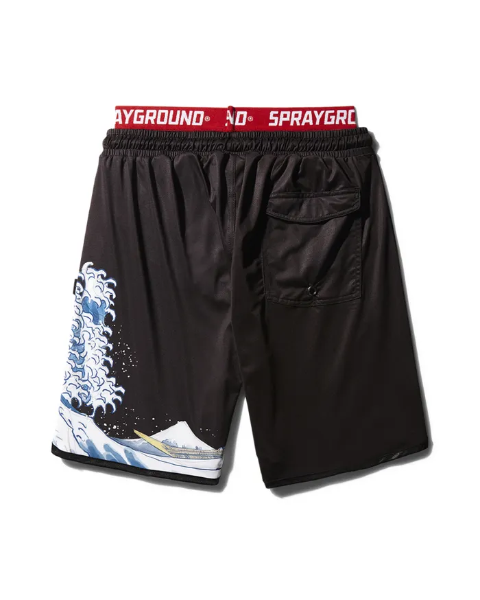 SPRAYGROUND Swimwear DRAGON WAVE CORTO SWIM TRUNKS BLACK 8211 Universal SPRAYGROUND Swimwear DRAGON WAVE CORTO SWIM TRUNKS BLACK 8211 Universal