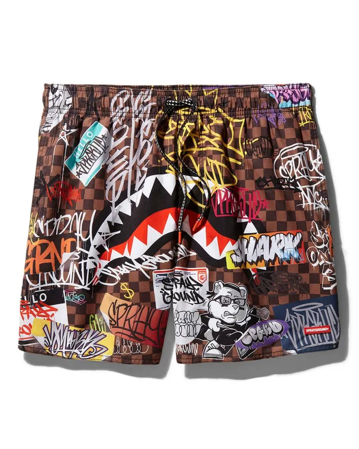 SPRAYGROUND Swimwear SHARKS IN PARIS JETSKI SWIM TRUNKS 8211 Universal