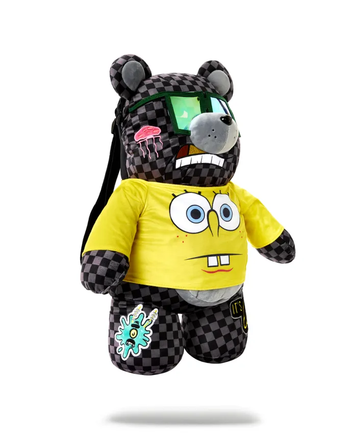SPRAYGROUND Teddy Bear Backpacks SPONGEBOB MONEYBEAR TEDDYBEAR BACKPACK 8211 Universal SPRAYGROUND Teddy Bear Backpacks SPONGEBOB MONEYBEAR TEDDYBEAR BACKPACK 8211 Universal