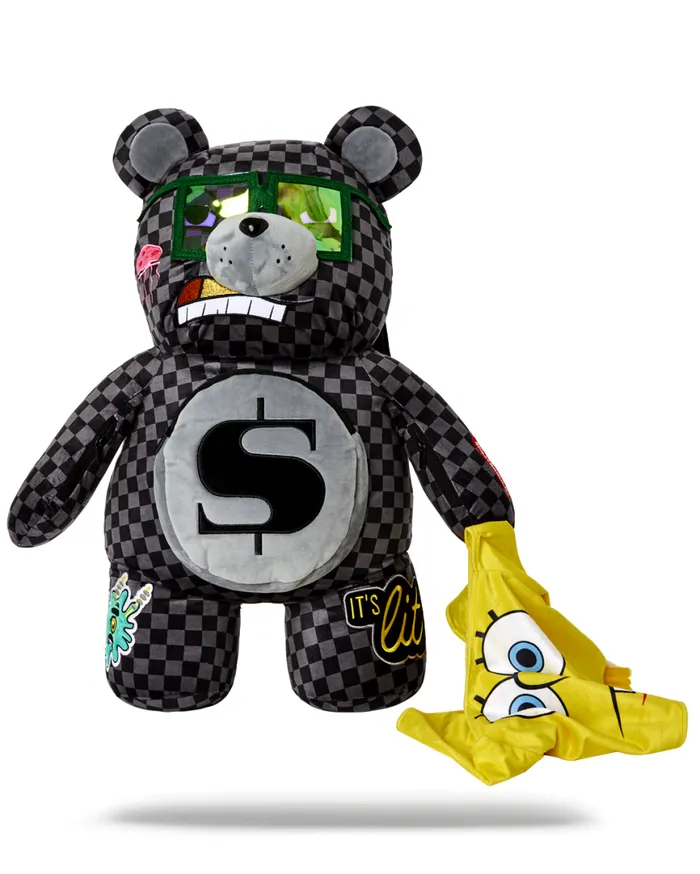 SPRAYGROUND Teddy Bear Backpacks SPONGEBOB MONEYBEAR TEDDYBEAR BACKPACK 8211 Universal SPRAYGROUND Teddy Bear Backpacks SPONGEBOB MONEYBEAR TEDDYBEAR BACKPACK 8211 Universal