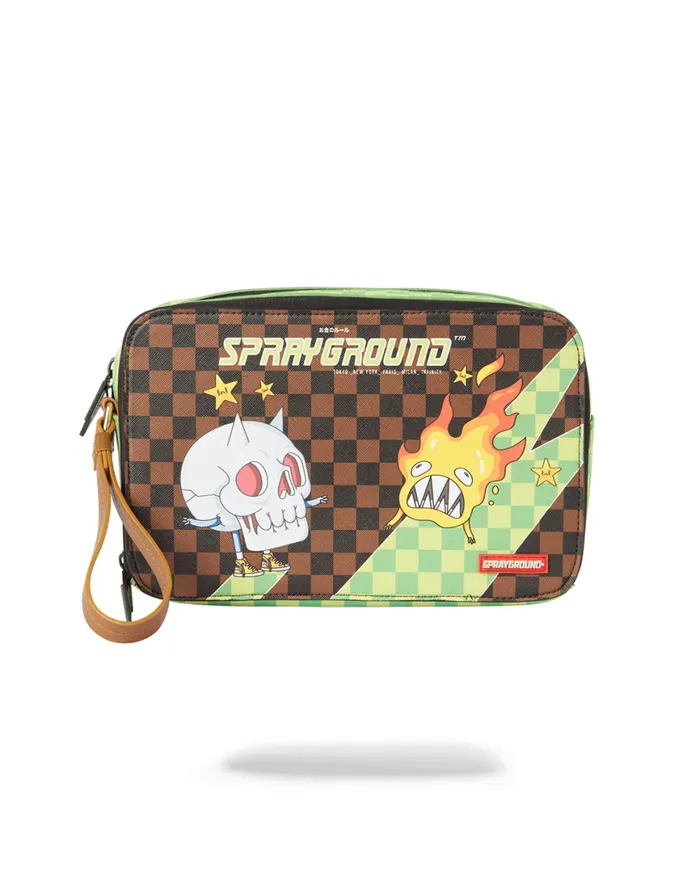 SPRAYGROUND Toiletries Aka Money Bags WTF SHARK TOILETRY BAG 8211 Universal