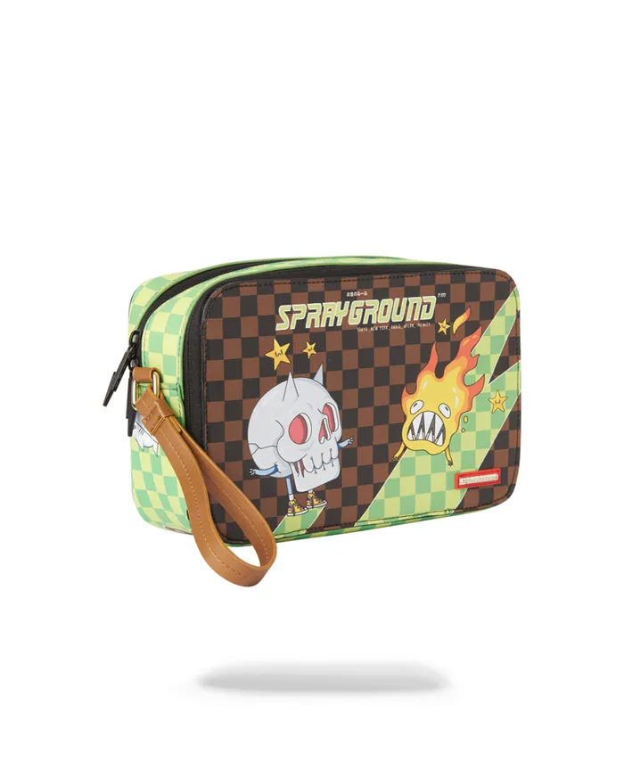 SPRAYGROUND Toiletries Aka Money Bags WTF SHARK TOILETRY BAG 8211 Universal