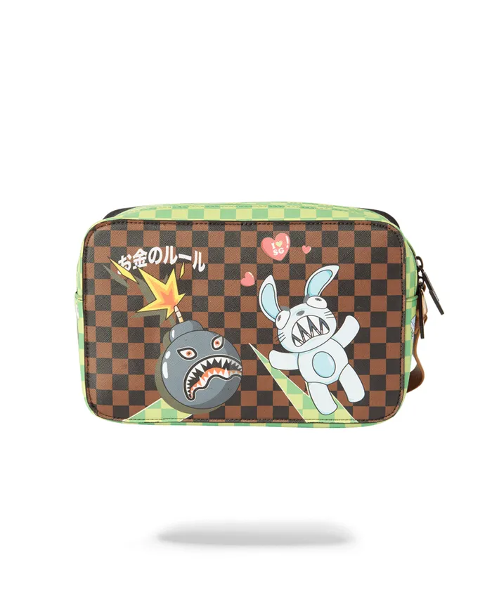 SPRAYGROUND Toiletries Aka Money Bags WTF SHARK TOILETRY BAG 8211 Universal