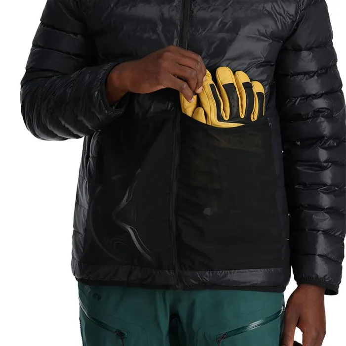 Spyder Down Sanction Hooded Black 8211 Mens