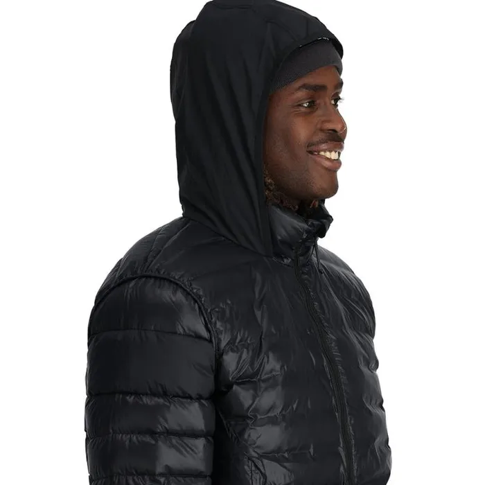 Spyder Down Sanction Hooded Black 8211 Mens
