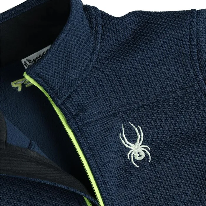 Spyder Fleece Bandit Full Zip True Navy 8211 Kids