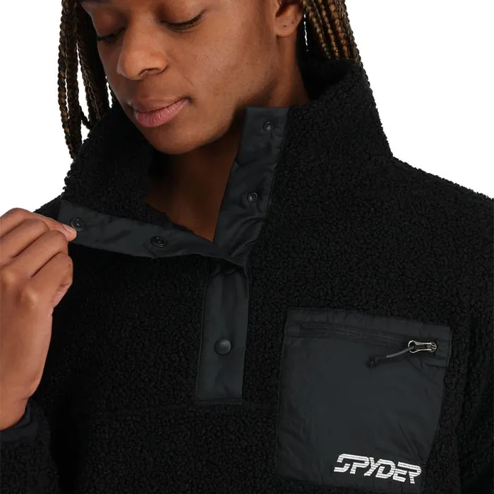 Spyder Fleece Cloud Pullover Black 8211 Womens