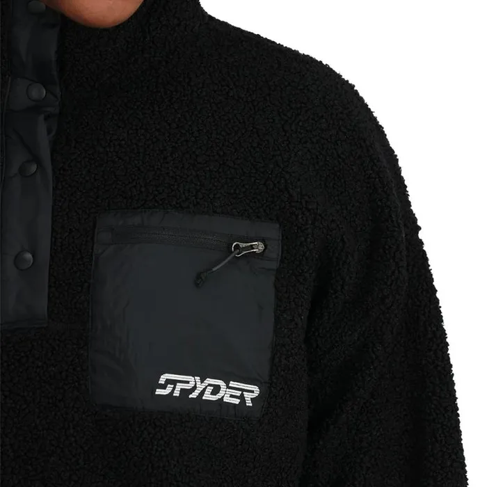 Spyder Fleece Cloud Pullover Black 8211 Womens