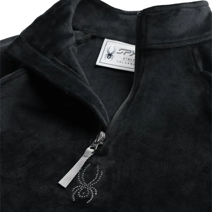 Spyder Fleece Shimmer Bug Half Zip Black 8211 Kids
