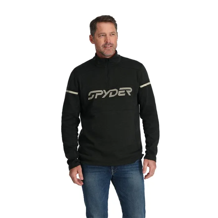 Spyder Fleece Speed Fleece Half Zip Black 8211 Mens