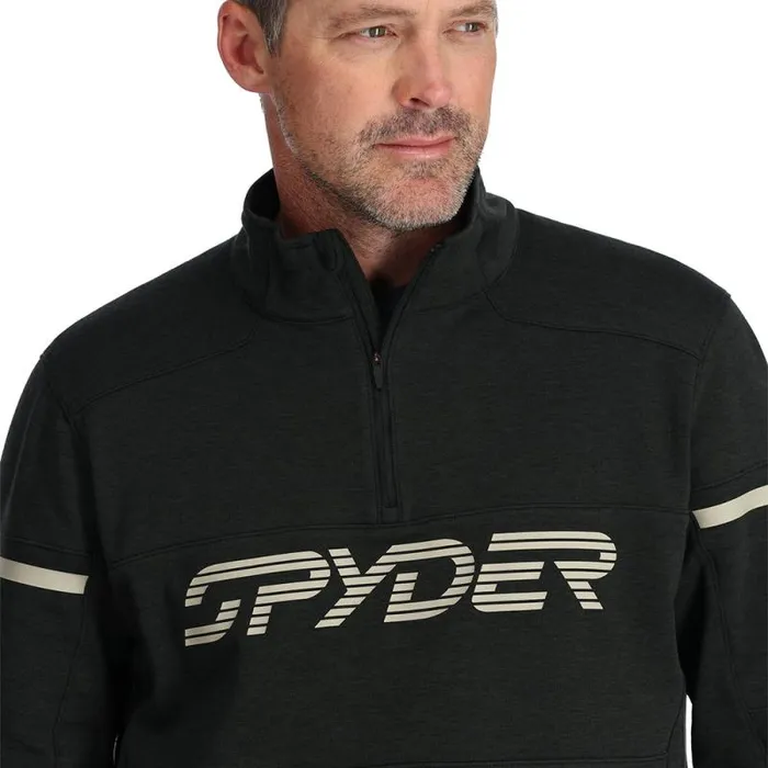Spyder Fleece Speed Fleece Half Zip Black 8211 Mens