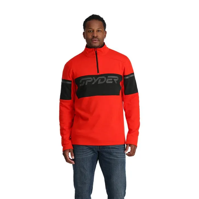 Spyder Fleece Speed Fleece Half Zip Volcano 8211 Mens