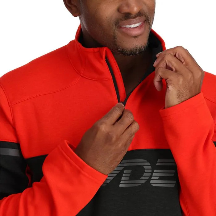 Spyder Fleece Speed Fleece Half Zip Volcano 8211 Mens