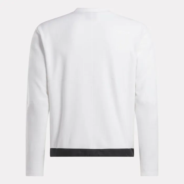 Spyder Fleece Spyder X Reebok Mens Lounge Crew White 8211 Mens