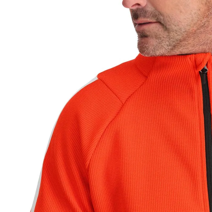 Spyder Fleece Wengen Bandit Full Zip Twisted Orange 8211 Mens