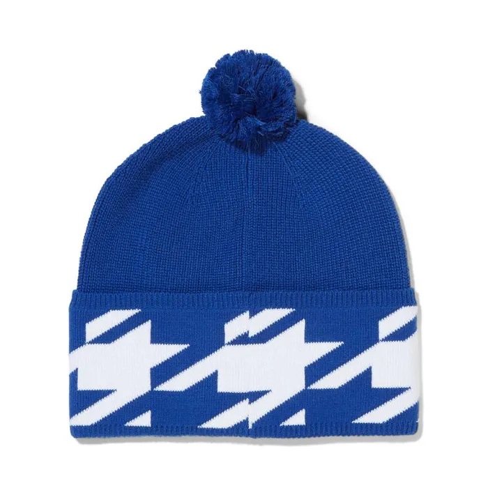 Spyder Hats Houndstooth Pom Electric Blue 8211 Womens