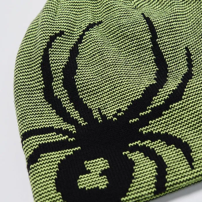 Spyder Hats Reversible Bug Beanie Lime Ice 8211 Kids